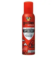 Gardex extreme аэрозоль от всех летающих кровососущих насекомых и клещей 150 мл