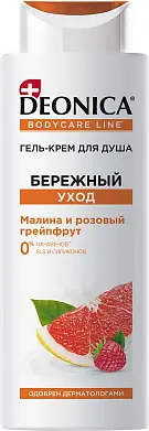 Deonica гель крем для душа бережный уход 250 мл