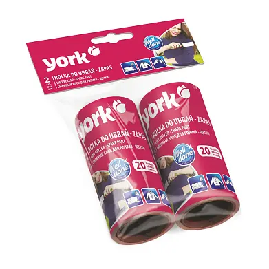 York сменный блок для ролика щетки 2 шт