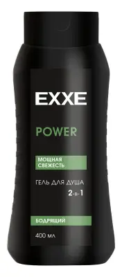 Exxe men гель для душа 2 в1 бодрящий 400 мл 