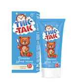 Тик-Так зубная паста 0+ с ароматом клубники детская 62 г