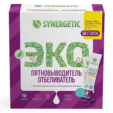 Synergetic пятновыводитель отбеливатель с активным кислородом 50 стирок