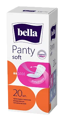 Прокладки ежедневные BELLA SOFT, 20 шт
