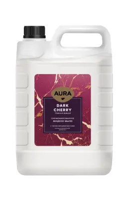 Aura жидкое мыло парфюмированное темная вишня канистра 5000 мл 