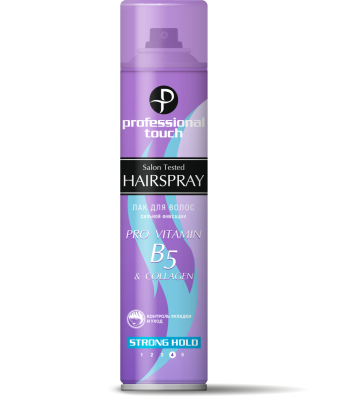 Professional Touch лак для волос pro vitamin b5 & collagen сильная фиксация 265 мл 