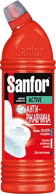 Sanfor средство для чистки и дезинфекции антиржавчина 750 мл