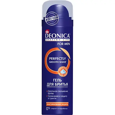 Deonica for men гель для бритья максимальная защита 200 мл