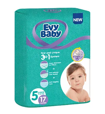 Evy Baby джуниор стандарт подгузники 11-25 кг 17 шт