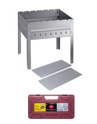 Forester мангал разборный со складным дном в пластиковом кейсе 40х30см 