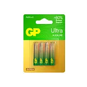 GP батарейки ultra alkaline 24А AАA/LR03 4 шт