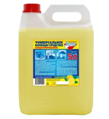 Золушка Универсальное моющее средство концентрированное Лимон, 5л 