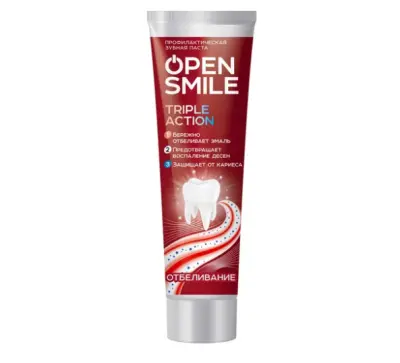 Open Smile профилактическая зубная паста отбеливание 50 мл 