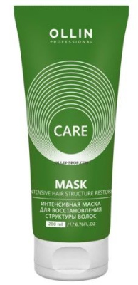 OLLIN CARE интенсивная маска для восстановления структуры волос 200 мл 