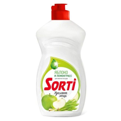 Sorti бальзам для мытья посуды яблоко и лемонграсс 450 мл 