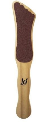 Lei терка  абразивная педикюрная пластик двухсторонняя 