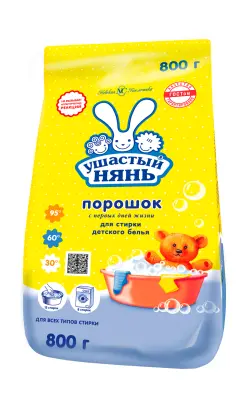 Ушастый Нянь стиральный порошок детский 800 г 