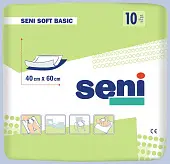 BELLA Пеленки гигиенические SENI по 10 шт 40*60 soft
