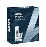 Arko men подарочный набор пена sensitive 200 мл + крем пбр sensitive 50 мл
