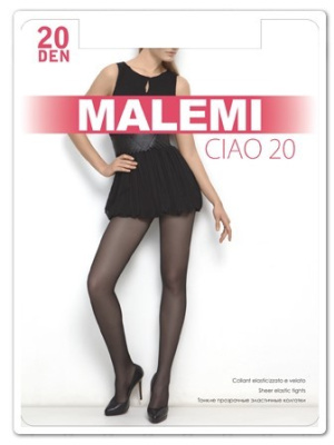 MALEMI колготки  ciao 20  melon 3  эластичн  с  шорт 11% эластана 