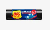 BIG City пакеты для мусора сверхпрочные 120л черные 10 шт