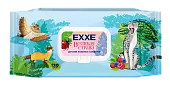 Exxe детская серия великая страна влажные салфетки ягодный микс 120 шт