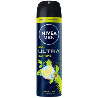 Nivea део спрей мужской ultra extreme nm 150 мл 