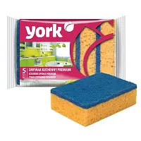 York губки для посуды премиум 5 шт