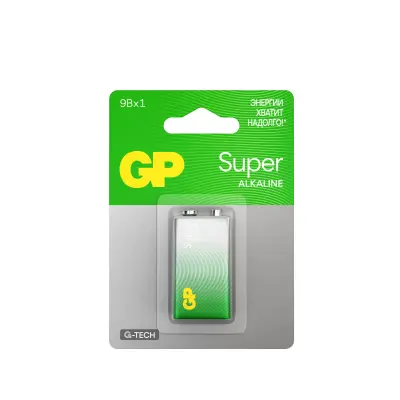 GP батарейка super 9 крона 1 шт 