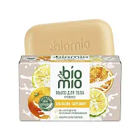BioMio body кремовое мыло для тела с эфирными маслами апельсина и бергамота 140 г