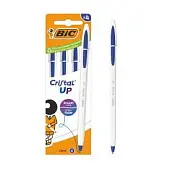 BIC ручка шариковая кристал ап синяя 4 шт