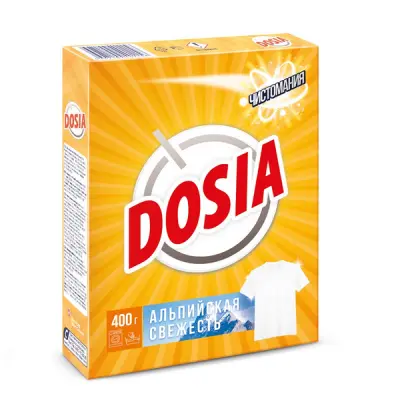 Dosia стиральный порошок автомат альпийская свежесть 400 г 