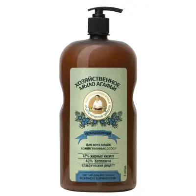 Рецепты Бабушки Агафьи мыло хозяйственное можжевеловое 2 л 