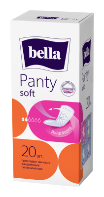 Прокладки ежедневные BELLA PANTY SOFT, 20 шт 