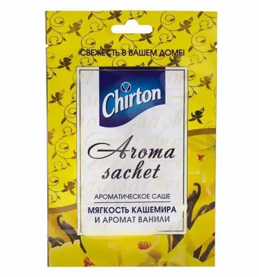 Chirton саше для одежды Мягкость кашемира и аромат ванили ароматическое 15г 