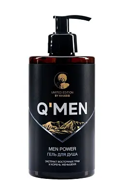 Q’men гель для душа мужской men, 410 мл