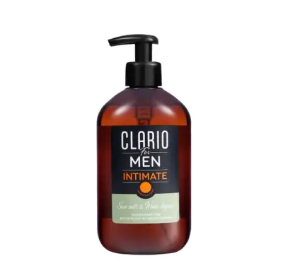 Clario освежающий гель для мужской интимной гигиены с трегалозой и экстрактом опунции 400 мл + чз 