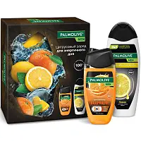 Palmolive пн men цитрусовый заряд и свежесть гель для душа 250 мл+шампунь кондиционер 2в1 450 мл