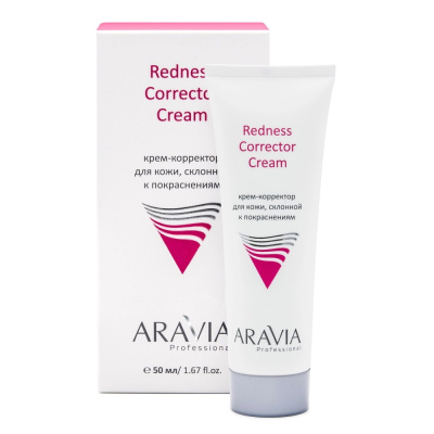 Aravia Professional Крем-корректор для кожи лица склонной к покраснениям Redness Corrector Cream 50 мл 