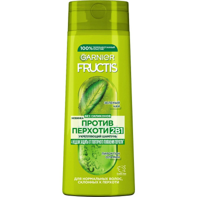 Фруктис шампунь прротив перхоти  2 в 1 400 мл 