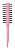 Lei расчёска вентиляционная двухсторонняя 170 розовая