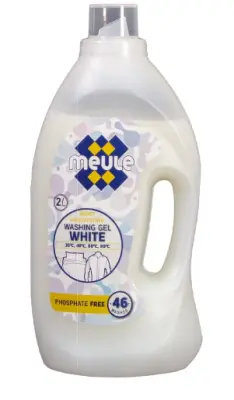 Meule концентрированный гель для стирки белого и светлого белья 2л 46 стирок 