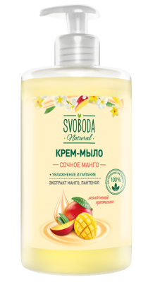 Svoboda жидкое крем мыло сочное манго 430 мл 