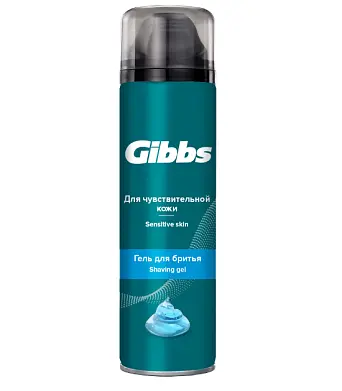 Gibbs гель для бритья sensitive 200 мл