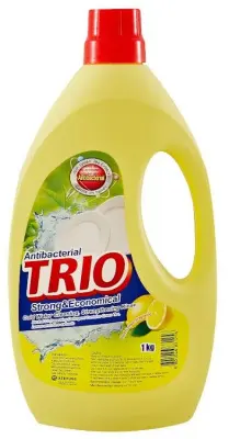 ТРИО средство для мытья посуды лимон 1000 мл 