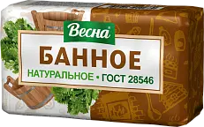 ВЕСНА народное туалетное мыло банное в пленке 140г