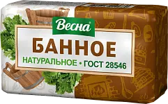 ВЕСНА народное туалетное мыло банное в пленке 140г