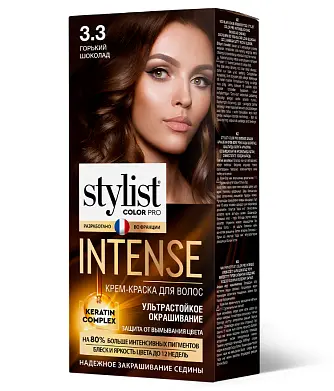 Stylist Color Pro краска для волос тон 3.3 горький шоколад