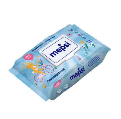 Mepsi влажные салфетки гипоаллергенные детские 120 шт 