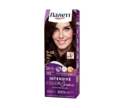 Палетт крем краска для волос тёмный шоколад 3.65 
