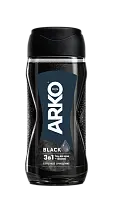 Arko men гель для душа и шампунь для волос 2 в1 black 260 мл